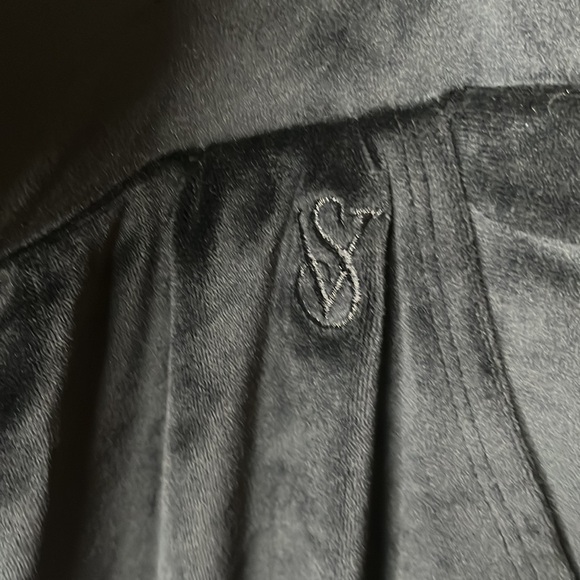 Victoria Secret On the bling jogger Diamond tux stripe on sides black satin tie - Picture 12 of 13